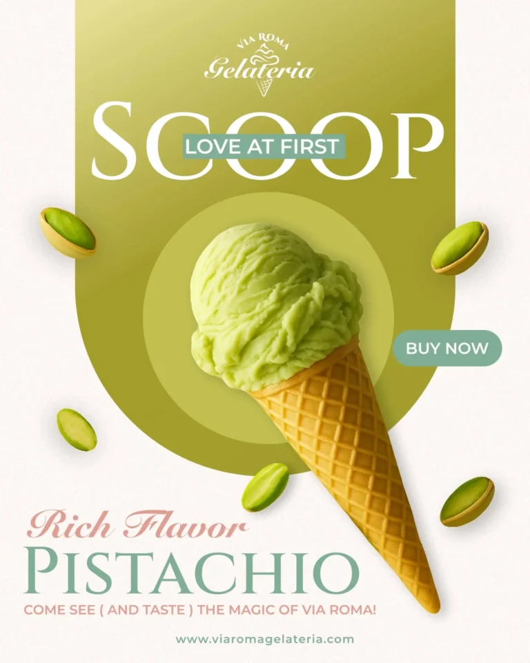 Instagram post from viaromagelateriaofficial. This post is in position 1.