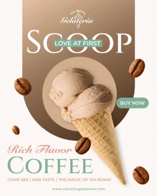 Instagram post from viaromagelateriaofficial. This post is in position 2.