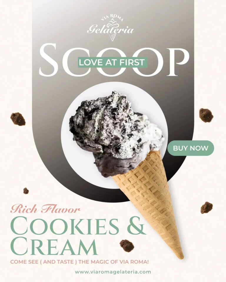 Instagram post from viaromagelateriaofficial. This post is in position 1.