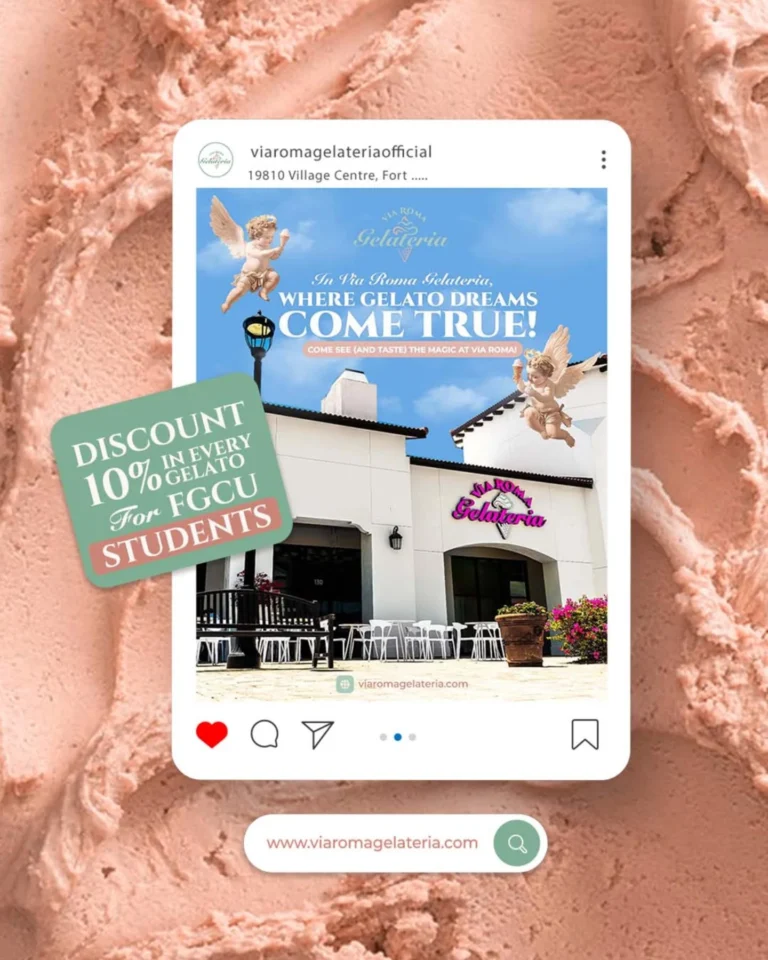 Instagram post from viaromagelateriaofficial. This post is in position 2.
