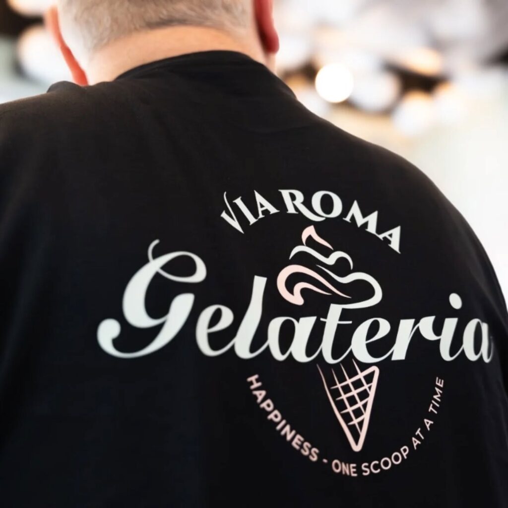 Instagram post from viaromagelateriaofficial. This post is in position 1.
