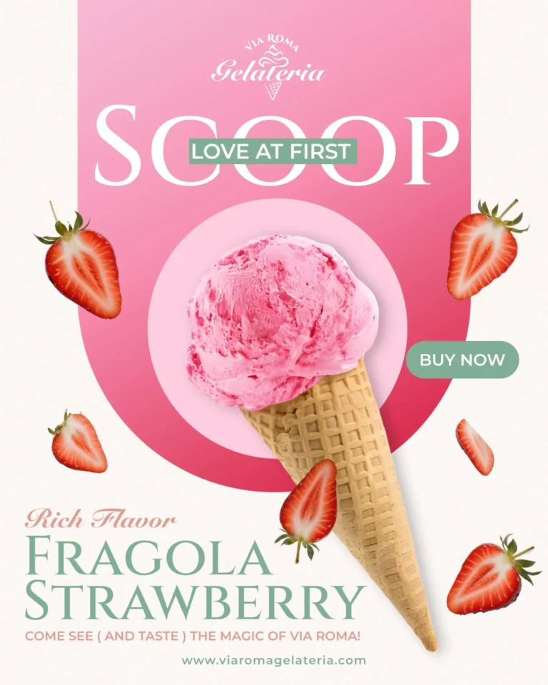 Instagram post from viaromagelateriaofficial. This post is in position 4.